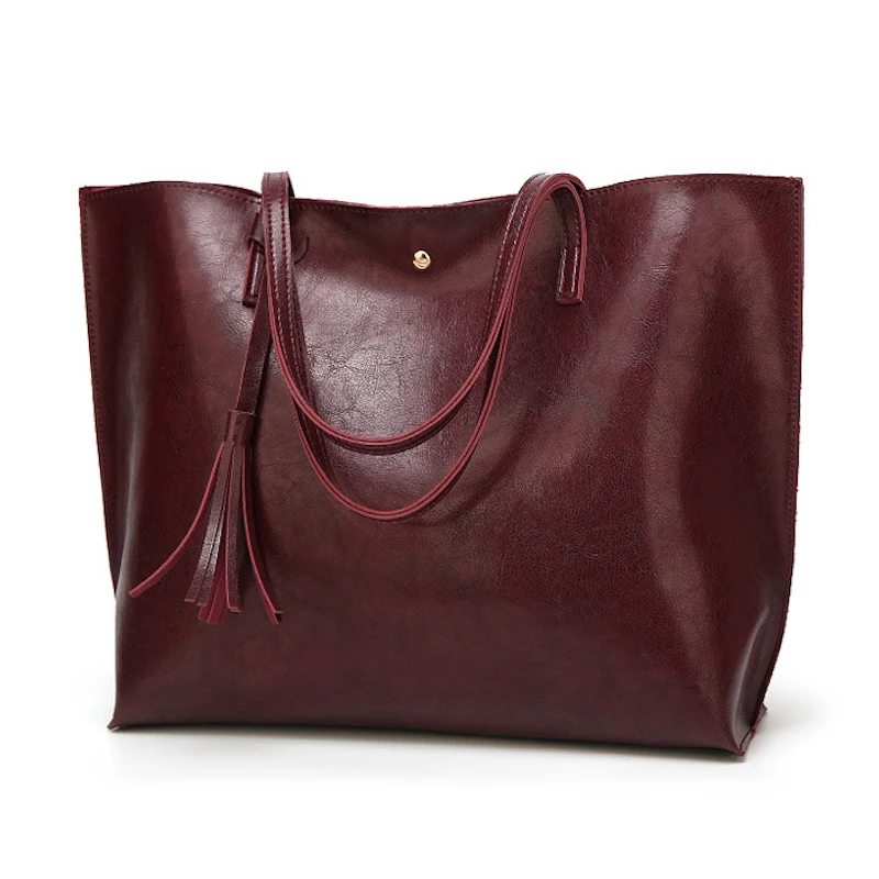 

Hot Sales Pu Leather Tote Hand Bags Ladies Luxury Handbag