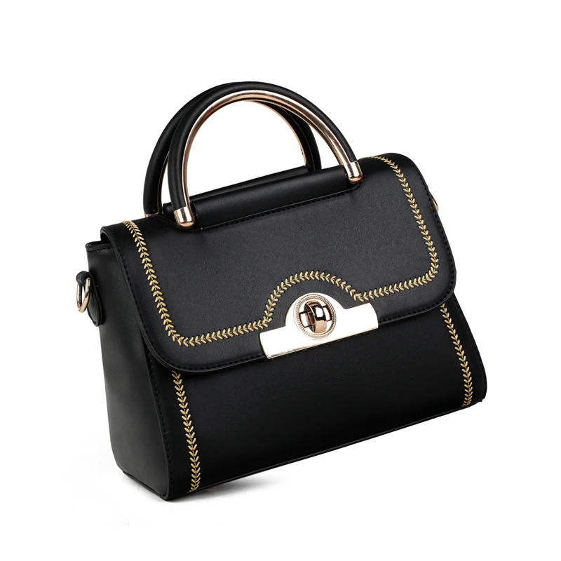 

Branded Elegant Fashionable PU Leather Premium Quality Luxury Shoulder Handbag For Women