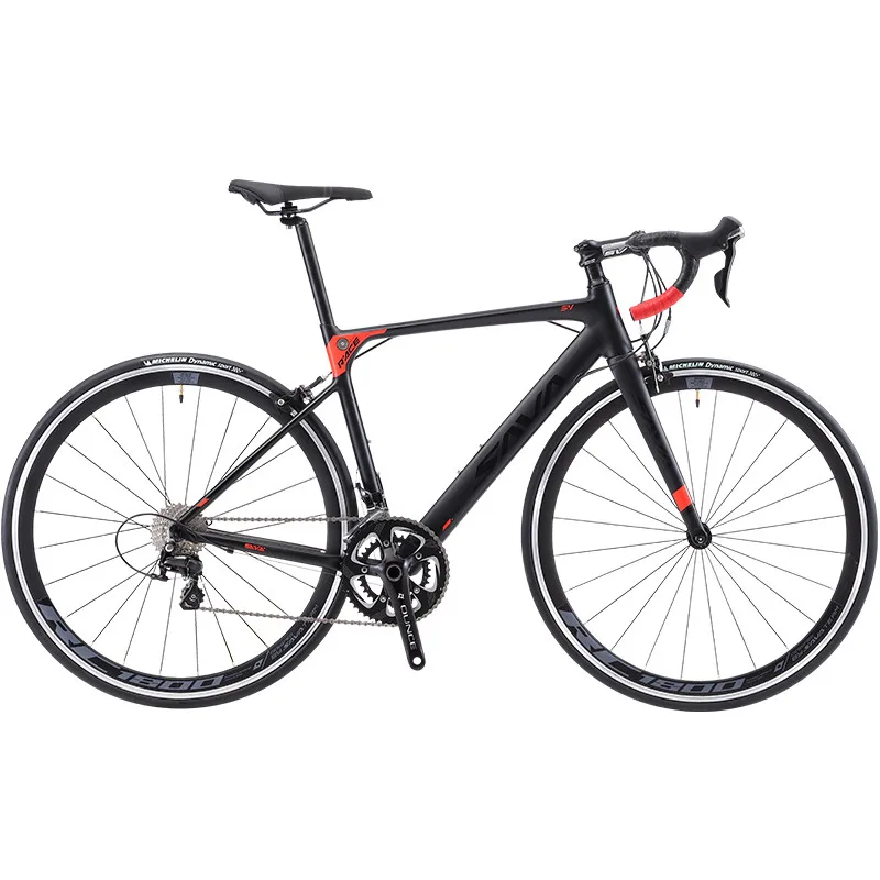 

China Factory Sava R8 R7000 700C 22 Speed Carbon Fork Alloy Frame Bicycle Race Cycle Aluminum Road Bike