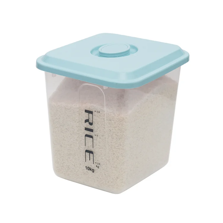 

High Quality Kitchen Plastic Food Pasta Rice Flour Cereal Storage Container Box, Transparent