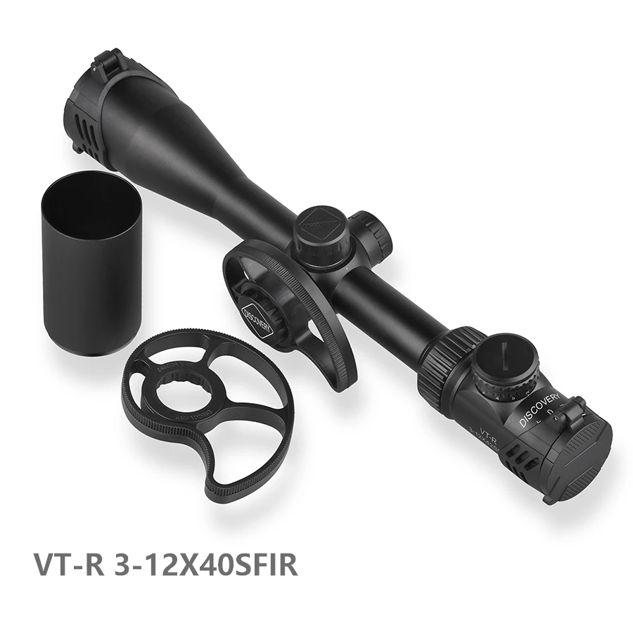 

Discovery Optics Sight VT-R 3-12X42SFIR Tactical Riflescope Second Focal Plane Illuminated Reticle Airsoft Gun Scope for Hunting