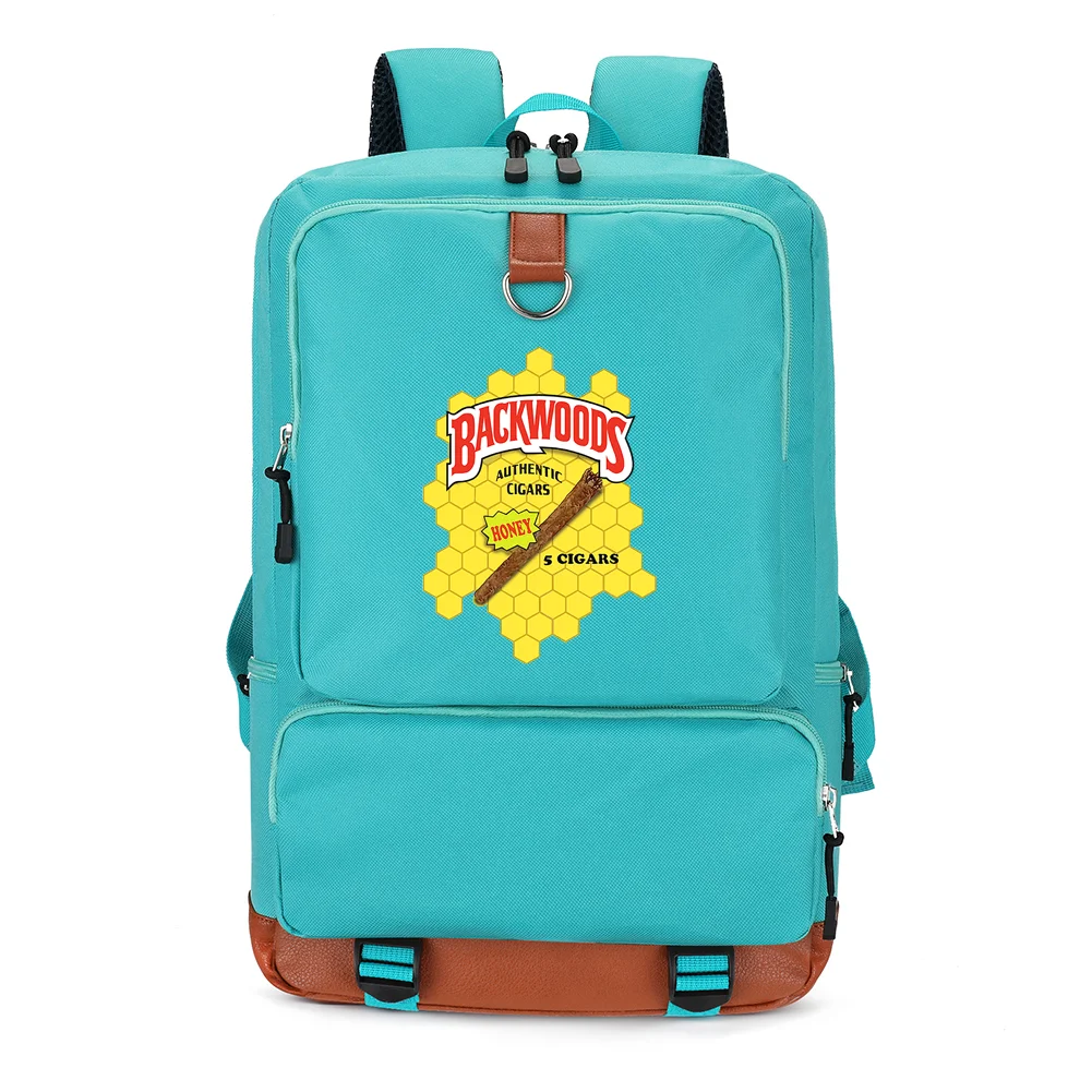 

Custom Printed Oxford School Book Bag Waterproof Large Capacity Cookie backwoods Backpack Bag