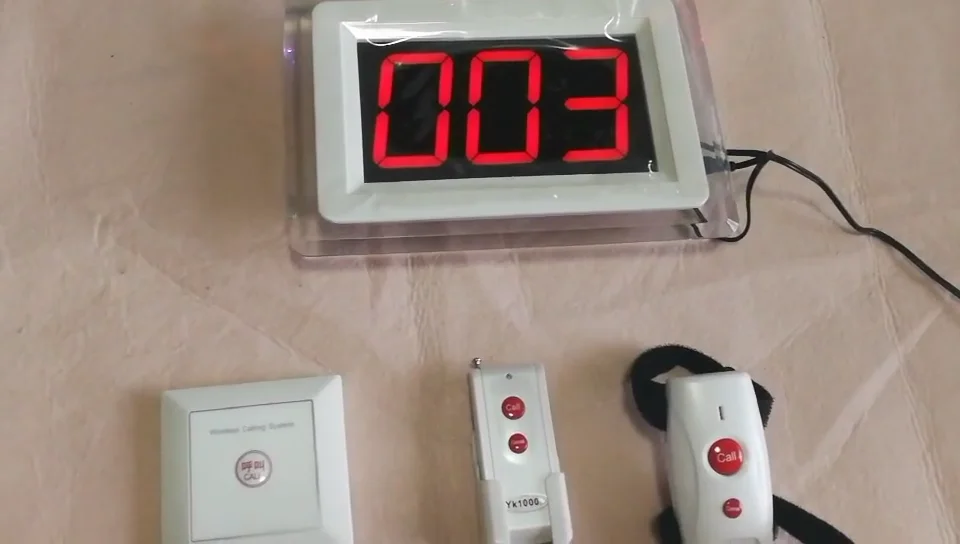 Hospital Wireless Nurse Call Bell System,Patient Call Nurse By Pressing