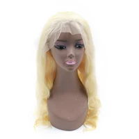 

bundles with lace frontals for black TOP virgin cuticle aligned hair BW body wave woman 613#honey blonde 13x6 Transparent Lac