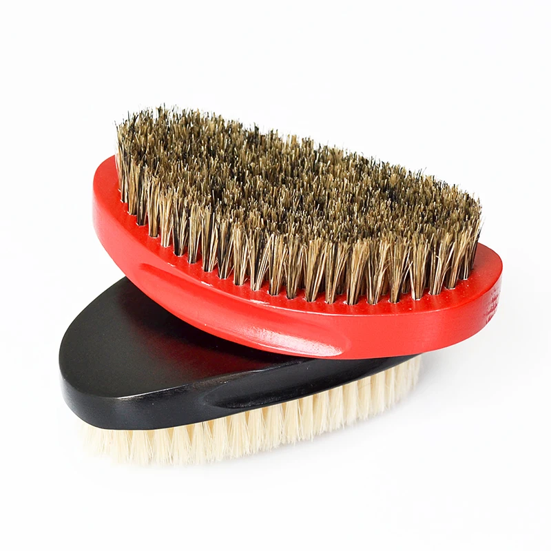 

Eco-friendly Private Custom Logo Beechwooden 360 wave Boar Bristle Beard Brush