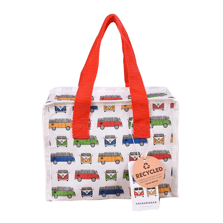 

Made in China customized logo waterproof pp woven lunch box cooler bag, Customized color