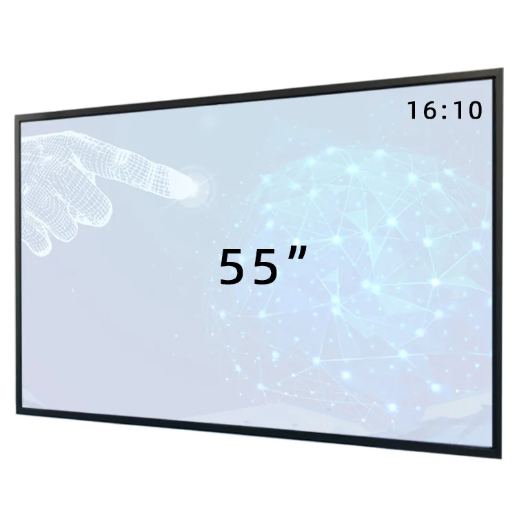 

55 inch original large inch and 10 touch points ir touch screen overlay for school