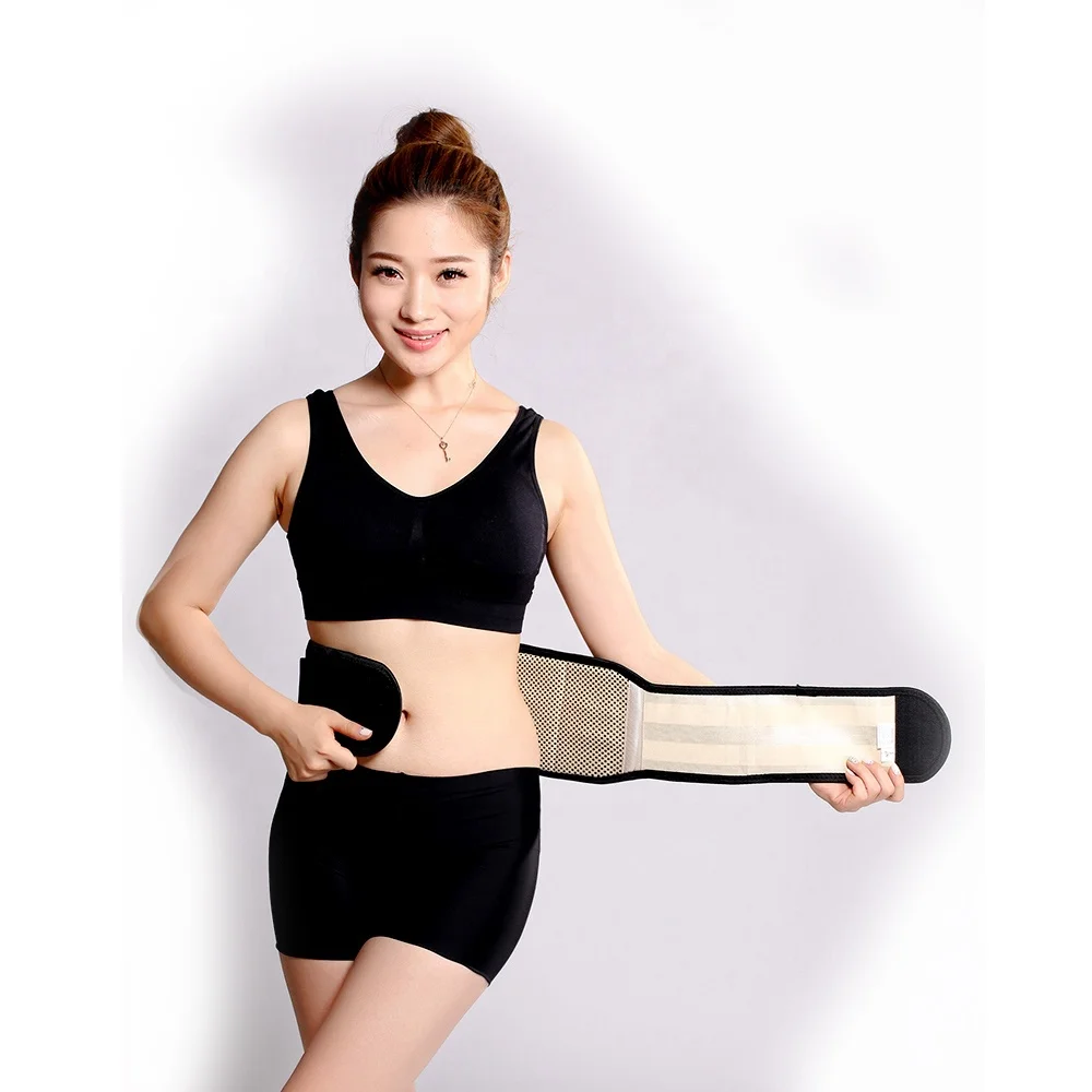 

Black belt far-infrared health care medical rehabilitation massage tourmaline self-heating support the waist belt