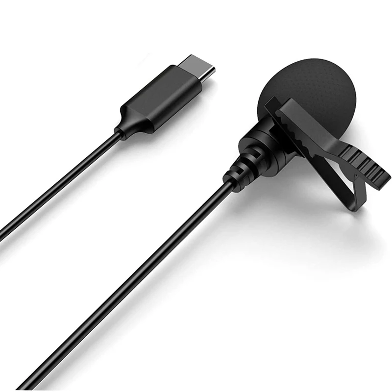 

Hot Selling Clip Lapel Microphone Clip-On Lavalier Mic 3.5/2mm For Interviews