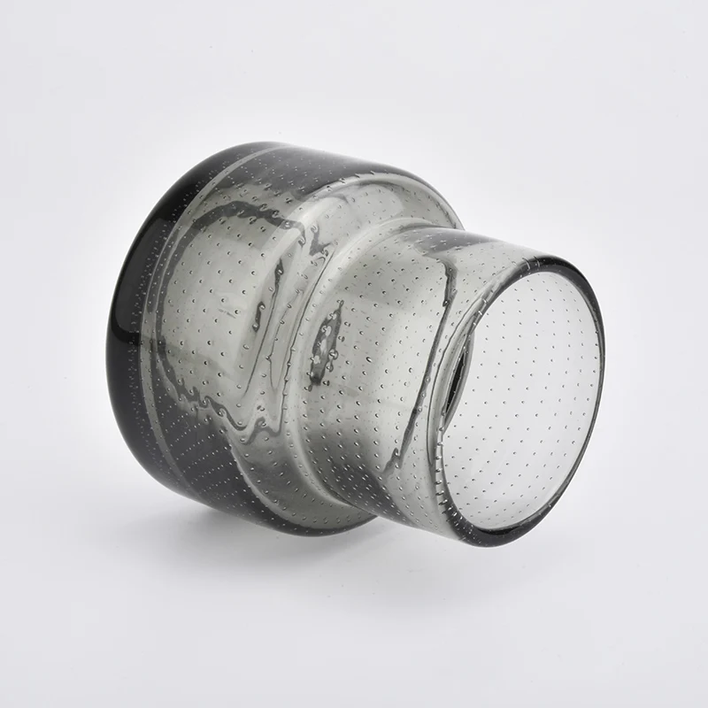 Black Glass Candle Jar Home Decor Wholesales