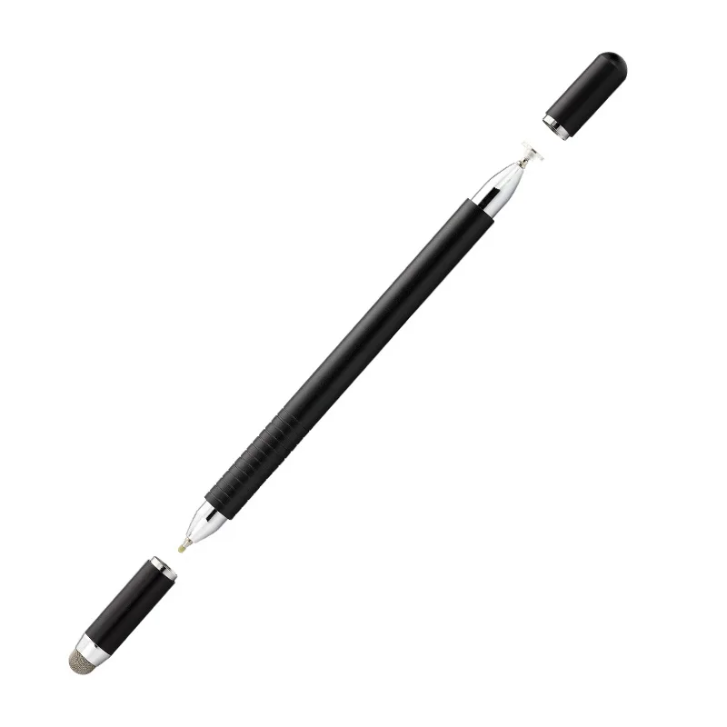 

2022 Huayou New Pencil High Sensitivity Universal Capacitive Stylus Fiber Tips 2 In 1 Stylus Pen For All Tablets And Cell Phones