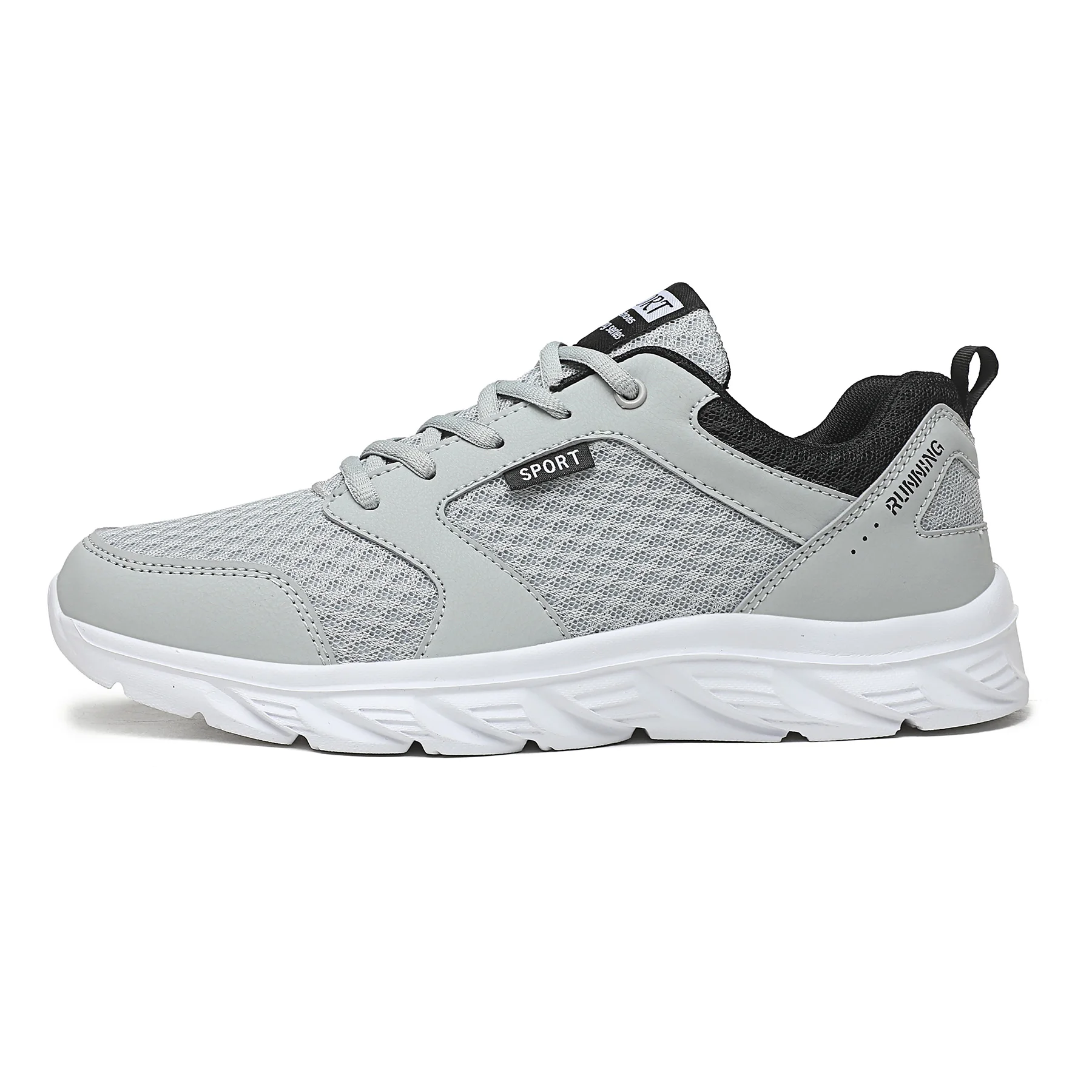 

2021 New design lace-up men sport shoes male running shoes High Quality Men Sneakers Man Casual Sport Shoes Big Size US12