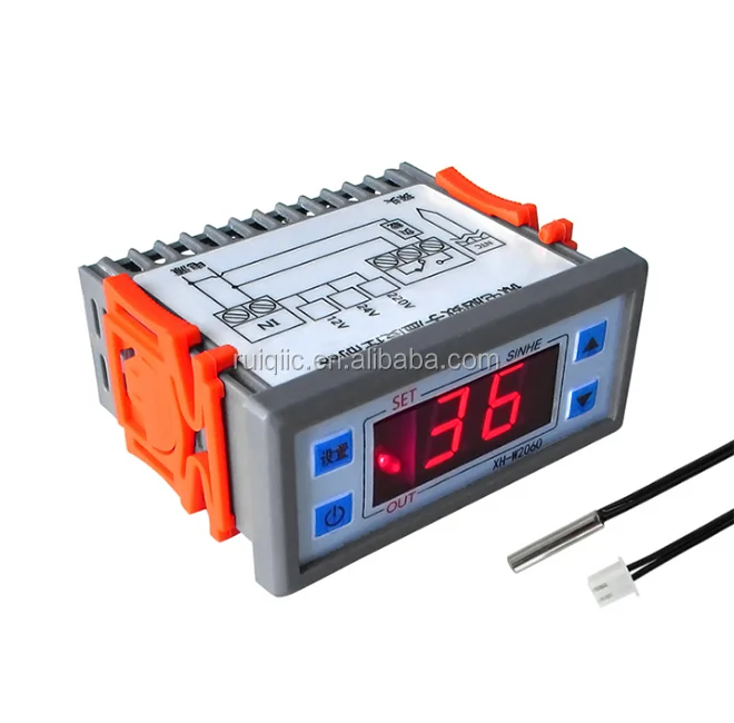 xh-w2060 嵌入式数字恒温器冷冻柜冷库恒温箱温度控制