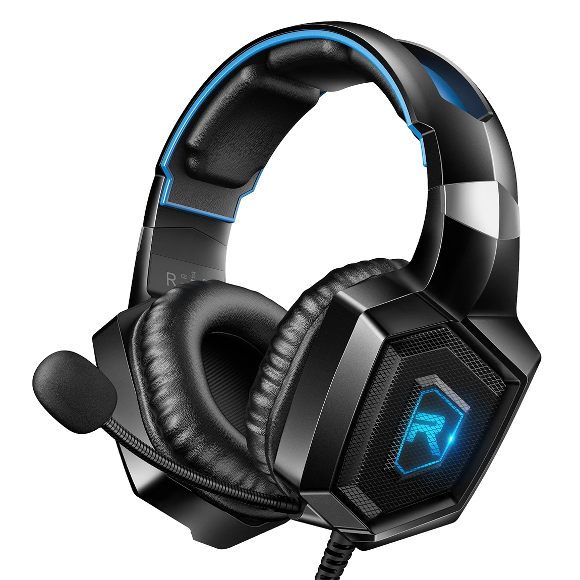 Gaming headset with microphone