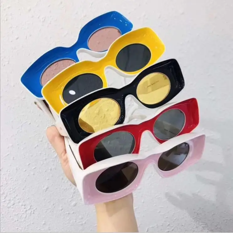 2020 fashion new style women sunglasses men vintage colorful gafas de sol ladies outdoor plastic goggle UV400 Concave oculos