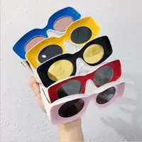 

2020 fashion new style women sunglasses men vintage colorful gafas de sol ladies outdoor plastic goggle UV400 Concave oculos
