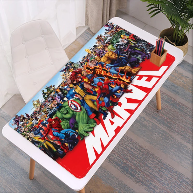 

Marvel Heroes Collection MousePad Large Locking Edge Speed Game Gamer gaming Mouse pad Soft Laptop Notebook mat