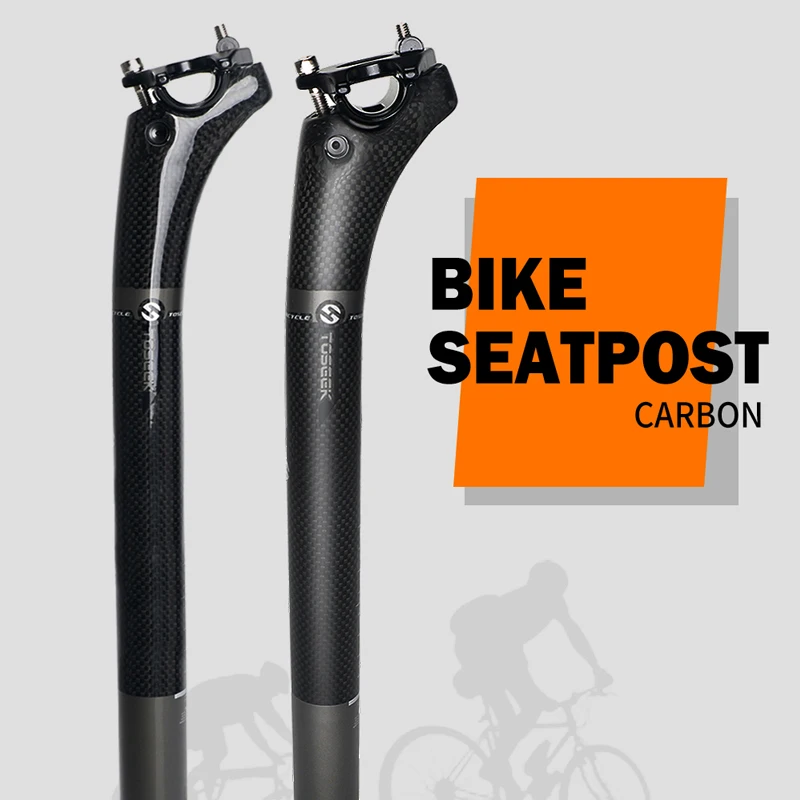 

Toseek 350/400MM 27.2 Parallelogram Bicycle Seat Post 30.8 31.6 3k Matt/Gloss Bike Roadbike Mtb Seatpost Carbon