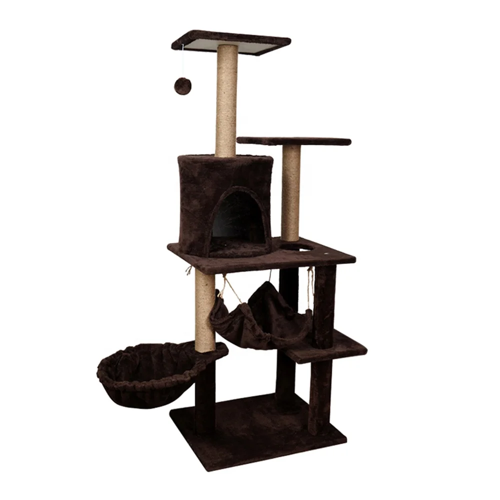 

Xl Size Inch Tall Activity Center Stable Cozy Perches Condos Cat Tree Tower With Scratching Posts