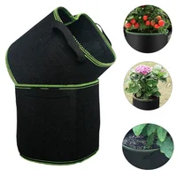 

Agricultural 3 5 7 10 15 20 25 35 45 60 100 gallon fabric growing bags felt planter bag with uv