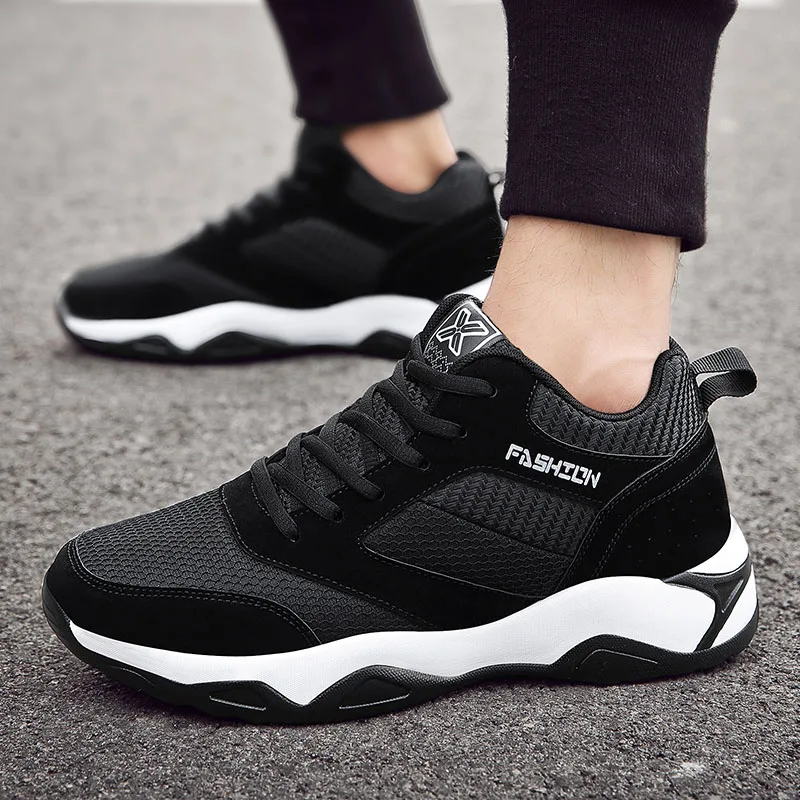 

High Quality Mesh Fashion Breathable Casual Sport Shoes Casual Athletic Shoes Men Running Sneakers, Optional