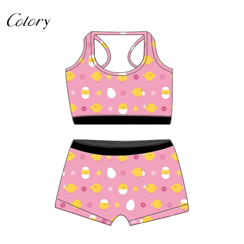 

Colory Custom Short Sleeve Tshirt Short Pants Summer Shorts Set Women Two Piece, Customized color