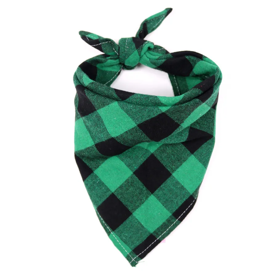 

Custom Soft Personalized Fashion Classic Plaid Pet Triangle Collar Scarf Dog Bib Saliva Towel, Multiple colors to choose