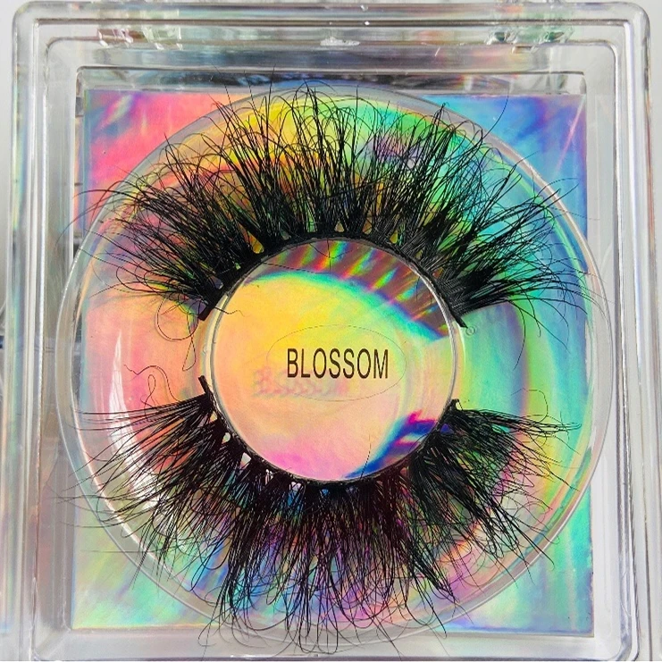 

25mm luxury mink eyelashes wholesale bulk fluffy 3d mink lashes 25 mm whispy mink eyelash