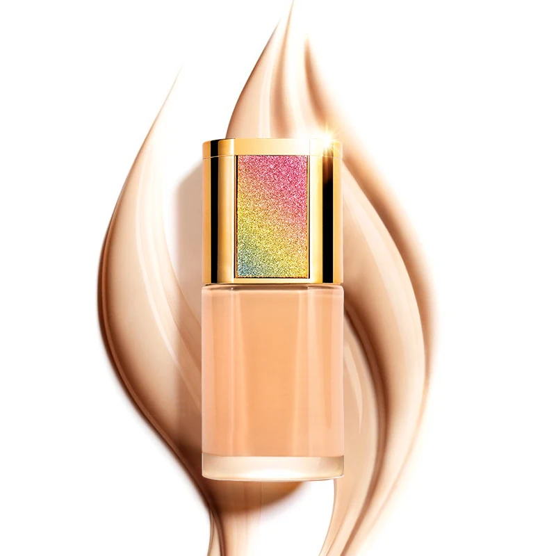 

Esene F-LF30 Wholesale cosmetic skily natural make up foundation liquid foundation private label brush makeup set, Customized color