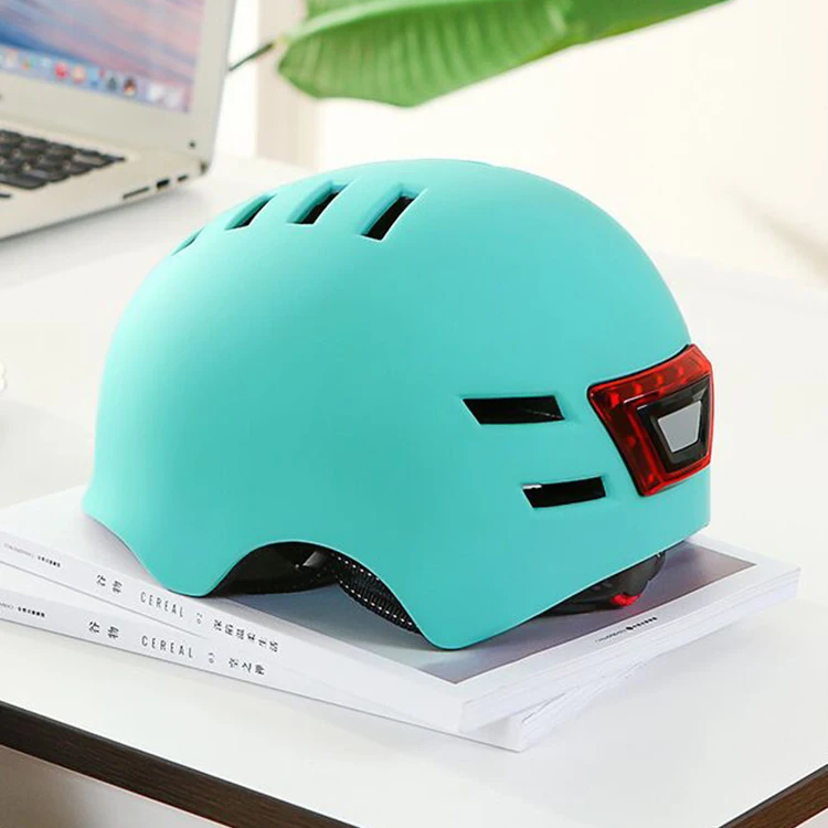 
Electric Custom Bicycle Cycle Riding Skate Scooter Bike Helmet With Signal Light 
