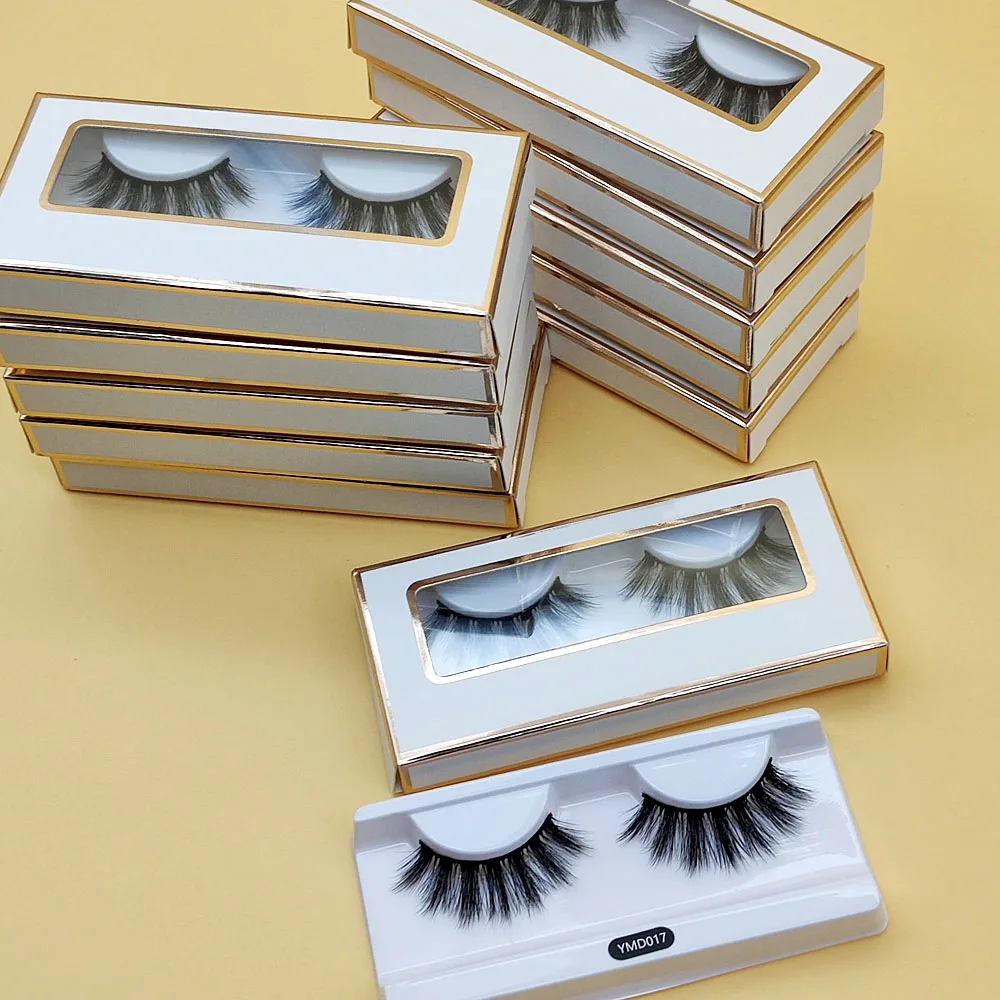 

wholesale 1$100% Cruelty Free Vegan 3d Fiber lashes Unique Private Label Packaging Faux Mink Eyelashes Vegan Eyelashes, Natural black