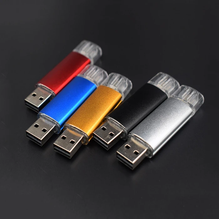 Hot sale 2 in 1 OTG USB Flash Drive Type C 128GB 64GB 32GB 16GB USB Stick 3.0 Pendrive for Type-C Device - ANKUX.COM