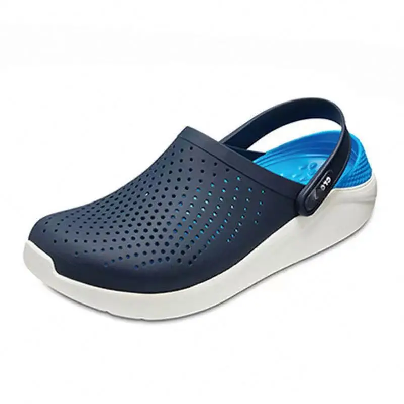 

2021 Summer New Design Waterproof eva sandal boosili men's cave shoes double color garden high quality breathable clogs