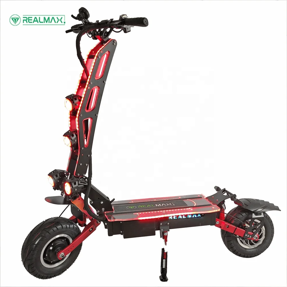 

China Factory Wholesale Folding Scooter REALMAX SK11 60V 8000W 72V 10000W E Scooter Electric Scooters, Bule/red 11inch electric scooters
