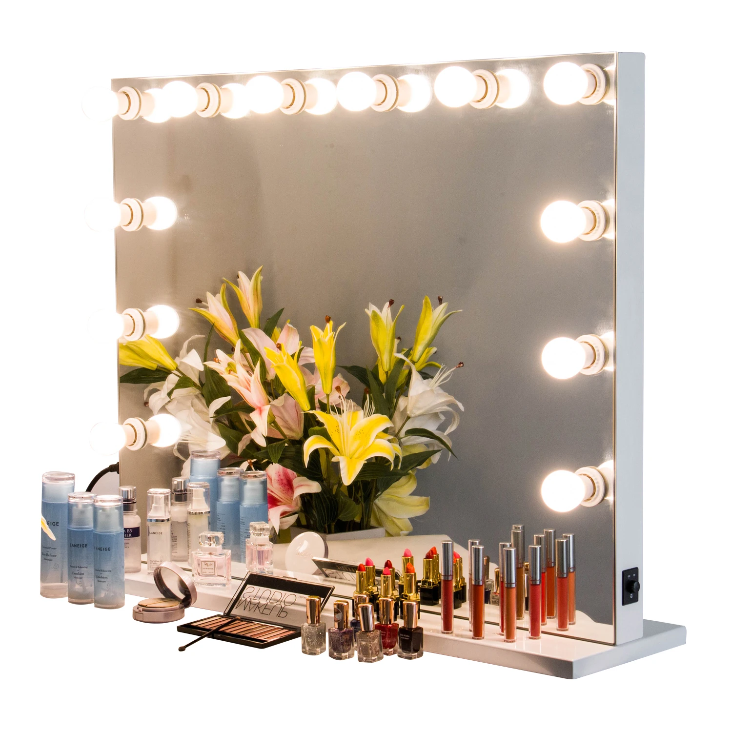 Professional Lighted Makeup Mirror Wall Mounted Mirror - Buy