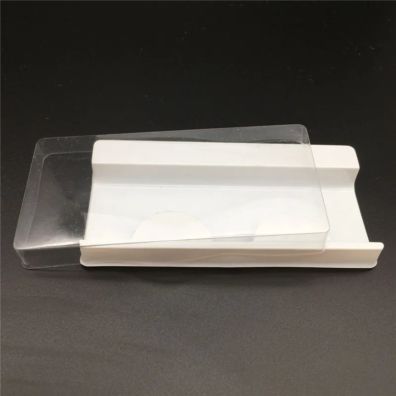 

High quality clear lash tray 25mm mink eyelash tray plastic packaging False Eyelashes Style eyelash trays, Clear eyelash boxes