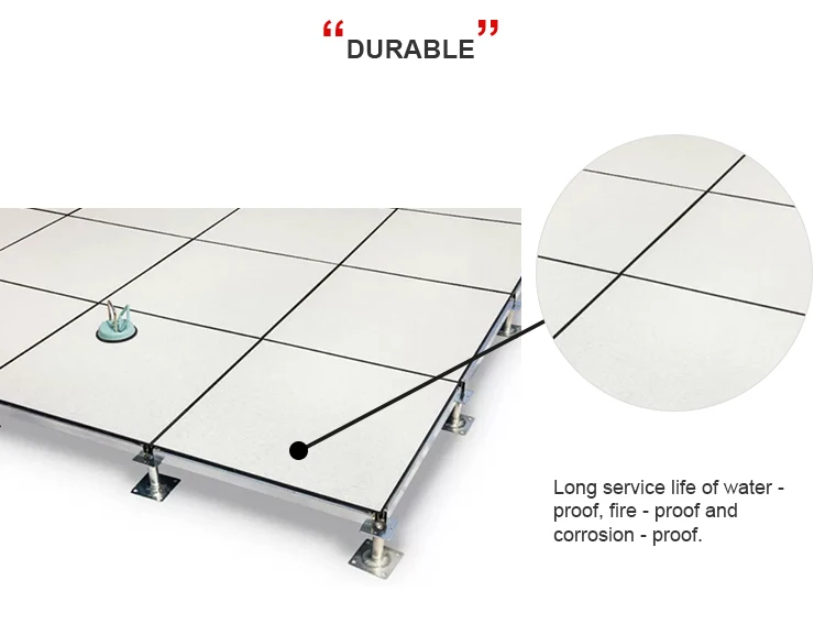 Heavy Duty Raised Floor System Spcc Raising Floor 40 Mm For Server Room