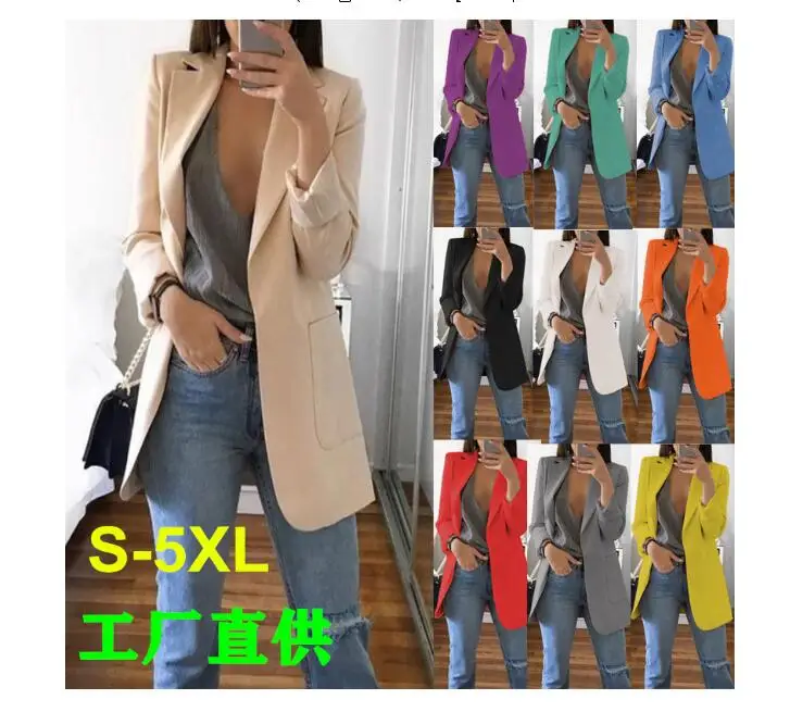 

F20849A New style hot style women suit jacket plus size cloak fashion women, Pink;yellow;red;gray;black;blue;apricot;navy