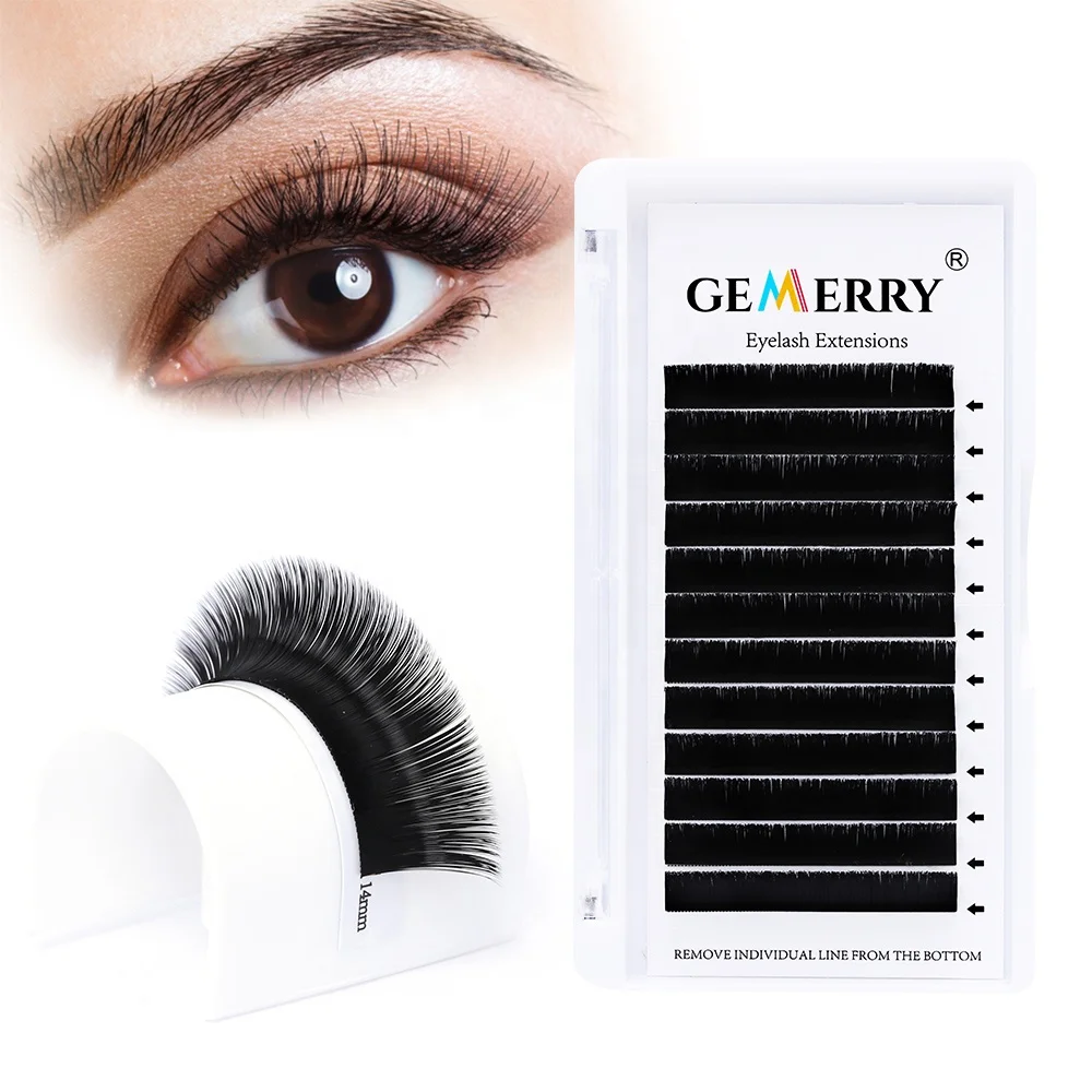 

Volume Eyelash Extensions Auto Self Fanning Easy Fan Cluster C Curl .07 8-15mm Mixed Rapid Automatic Blooming Flower Eye Lash