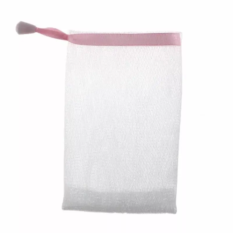 

H468 Soaps Storage Saver Sack Multi Colour Ribbon Drawstring Holder Mesh Soap Pouch Making Soap Net Bag