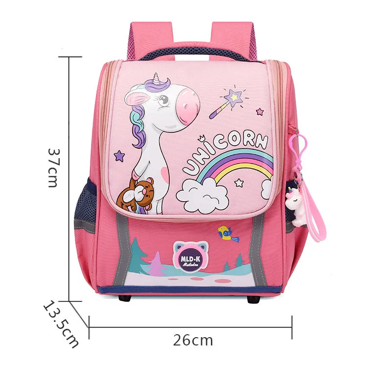 

2022 new kids school bag cute cartoon print backpack high quality student school bags