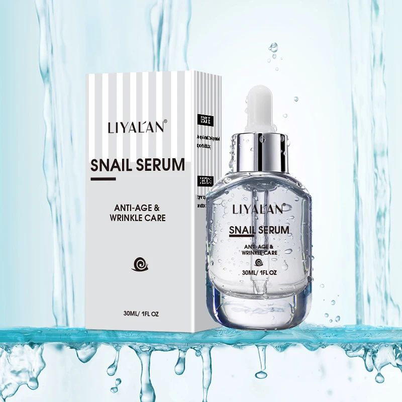

Korea OEM Face Skin White Anti Age Repair Private Label Snail Serum