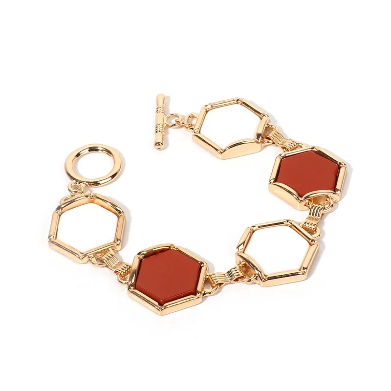 

Creative Versatile Geometric Hexagonal Design Bracelet