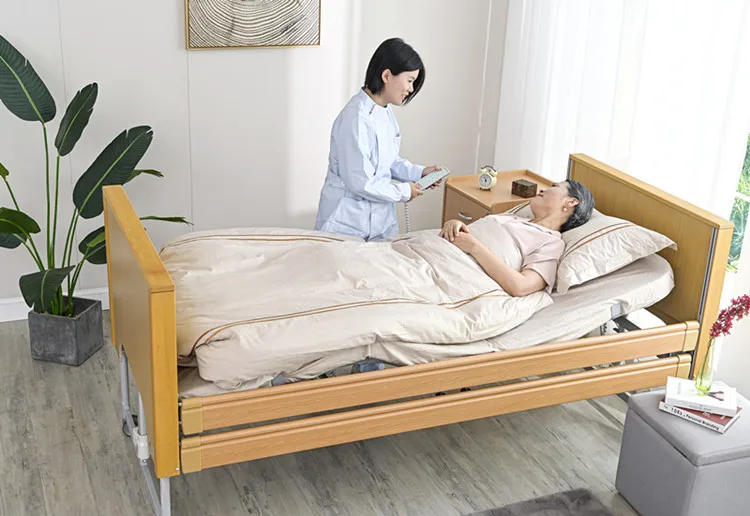 Factory Wholesale In Stock Adjustable Nursing Home Care Medical Bed