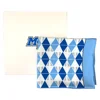 MTSU Classic Triangle Geometric Chinese Wholesale College Designer Pattern Custom Screen Print Ladies Long Scarf Polyester