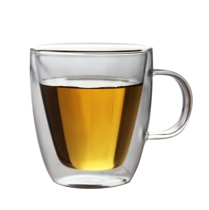 

Popular Wholesale Gift Borosilicate Wall borosilicate double wall tea coffee glass cup