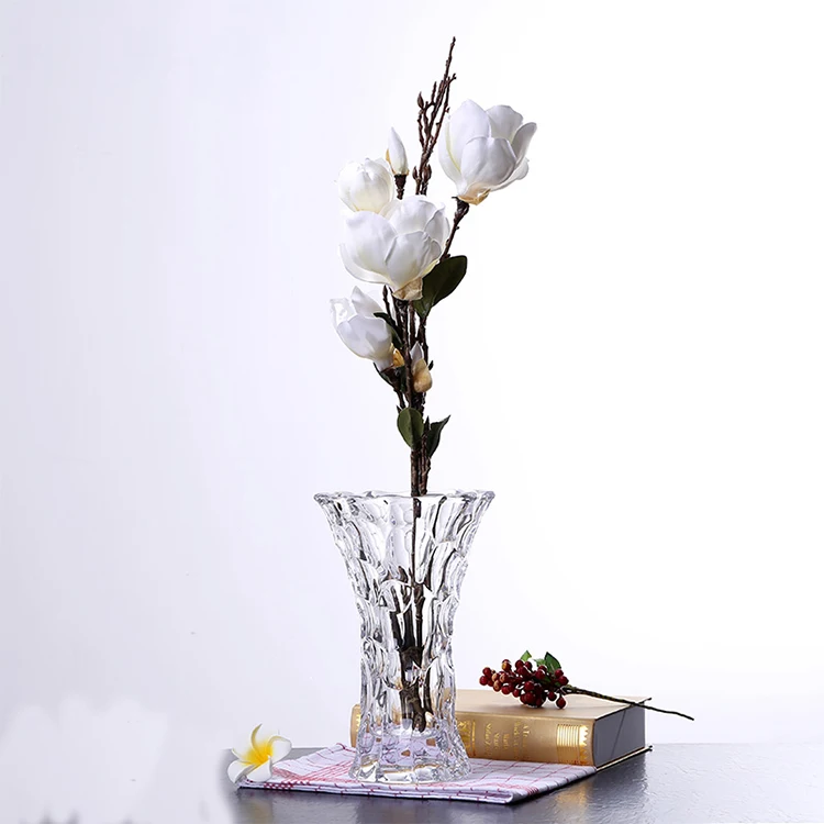 

amber flower decor new trend Small waist custom home decor spiral living room glass vase