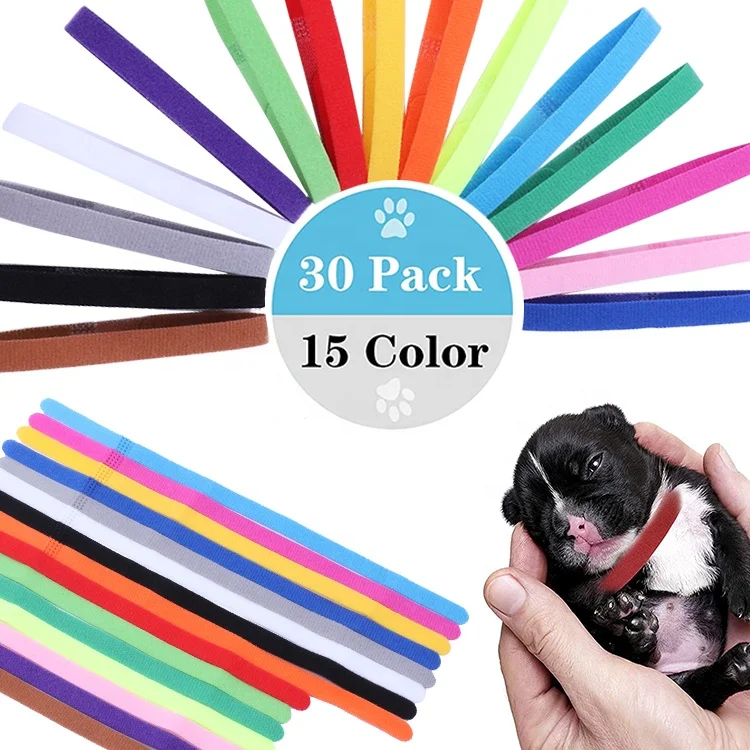 

Pet ID Collar 12 color Soft Hook and Loop Nylon