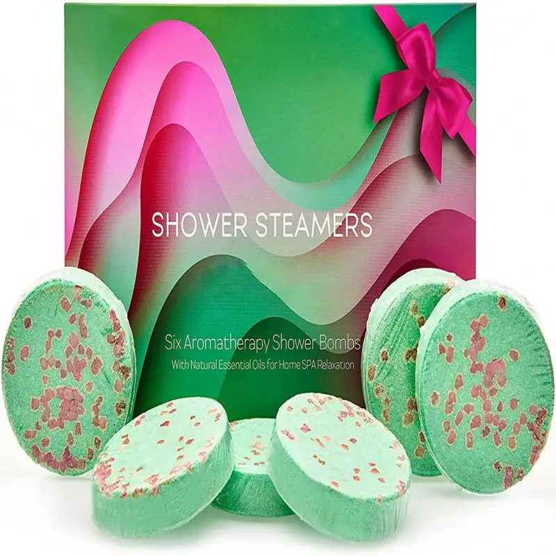 

Shower Bombs Steamers Aromatherapy Gifts for Women Fizzy Spa Aromatherapy Shower Steamers Tablets Shower Bath Bombs Gift Set