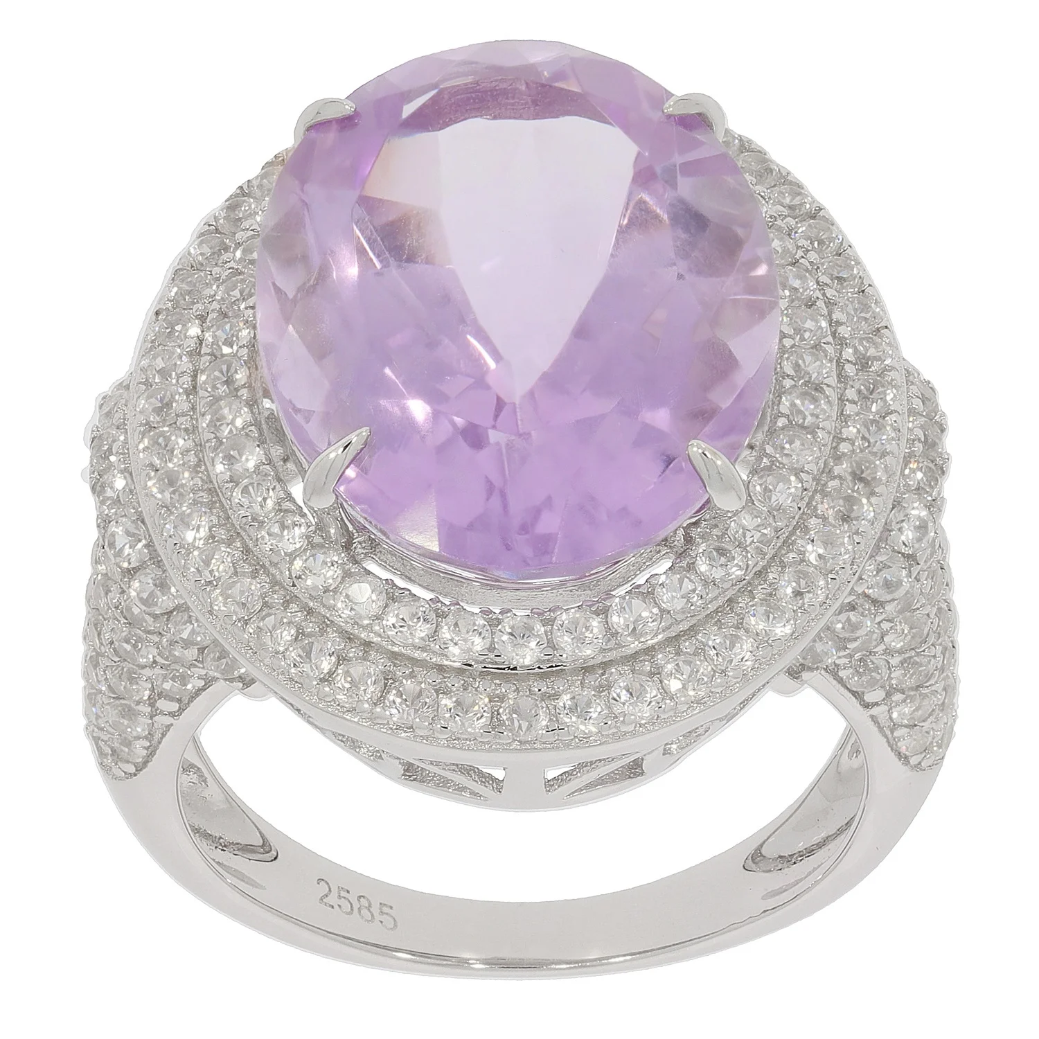 

Latest 2021 Primary Stone Natural Gemstone Dainty amethyst Jewelry 925 Sterling Silver Wedding Women Ring